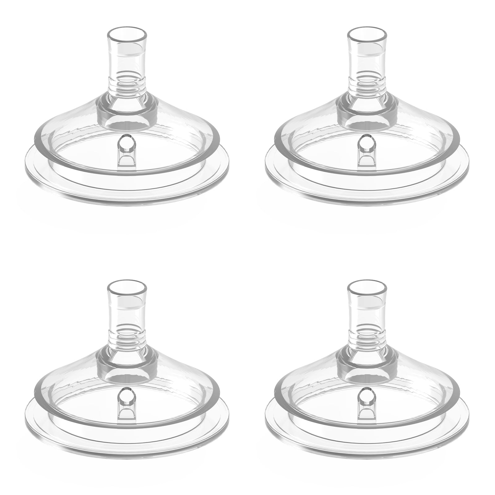 Hopopower nipples for Philips Avent natural bottles four-pack for easy bottle-to-sippy transition