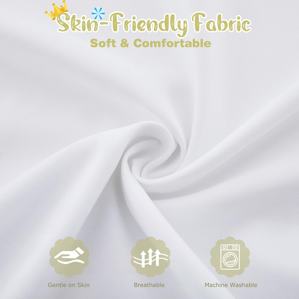 Horbaunal cot sheets ideal for preschool nap time and daycare routines.