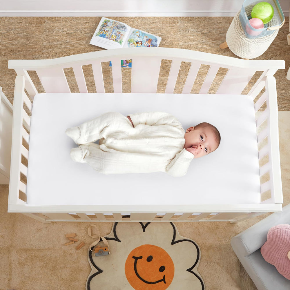 Horbaunal satin crib sheets care: machine washable and fade-resistant for easy cleaning
