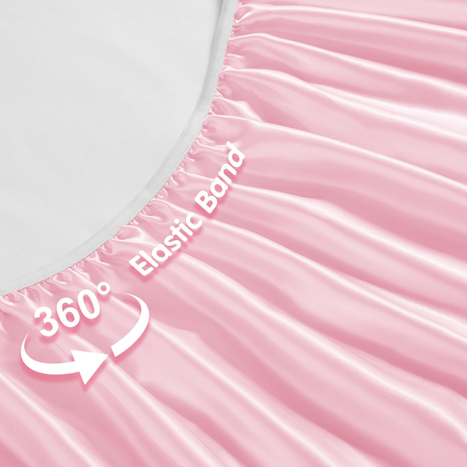 Horbaunal nursery pink-white color combo complements decor while staying soft.