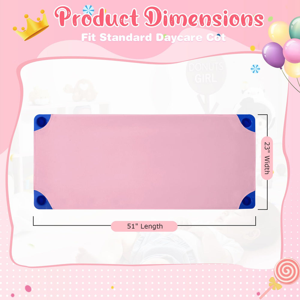 Horbaunal pink microfiber sheets offer breathable comfort for happier naps.
