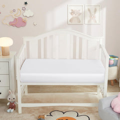 Horbaunal satin pack n play sheets highlight hair care benefits for baby hair.