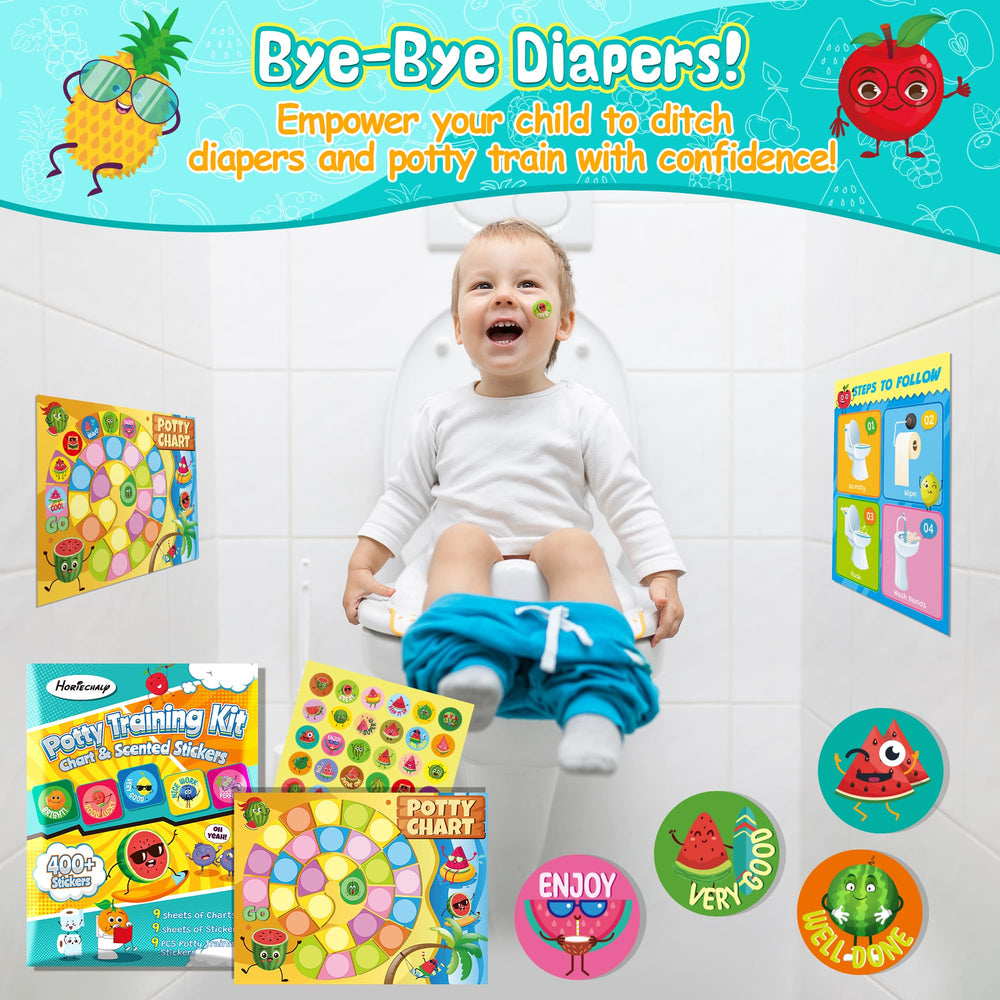 HORIECHALY Fruity Sticker pack supports daily rewards and motivation
