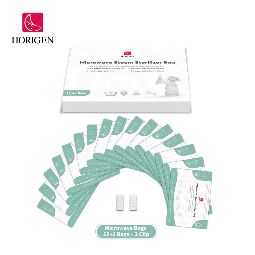 HORIGEN packaging display highlights multi-pack convenience for families.