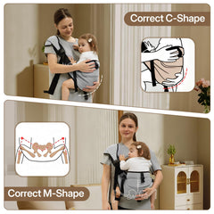 HORUMP carrier in grey offering multiple carry positions for versatility.