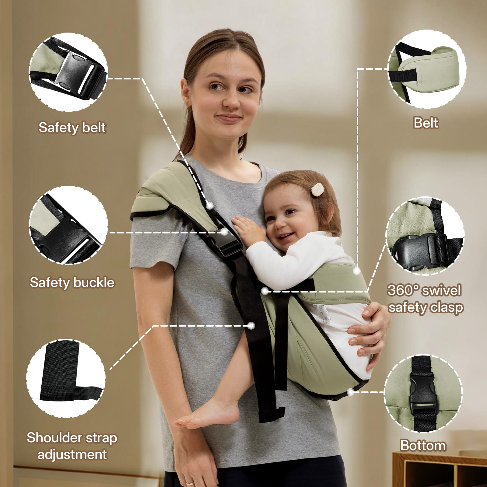 HORUMP Portable roll-up image shows compact storage for travel and shopping trips.