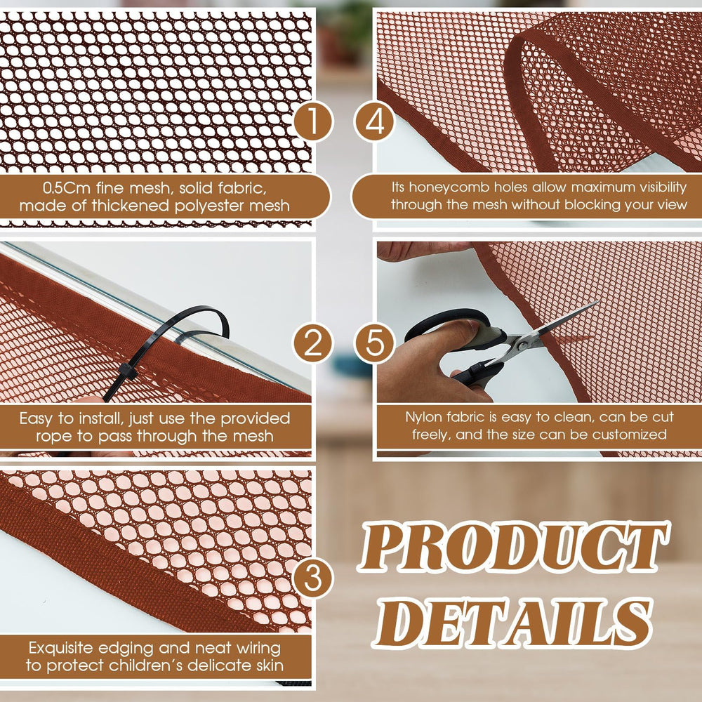 Hosuly Banister Guard brown buckle attachment demonstrates secure anchor points for varied railings.