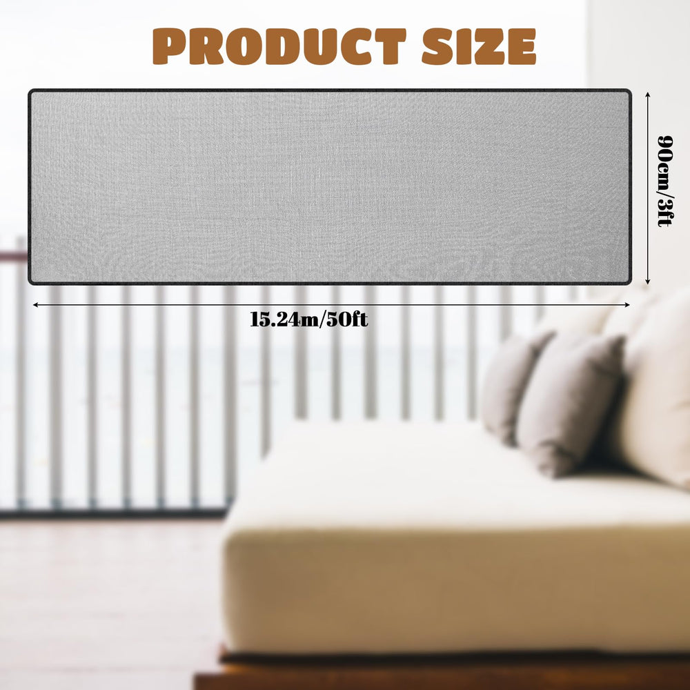 Hosuly Banister Guard mesh-detail highlights fine 0.5 cm mesh with durable polyester.