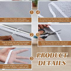 Hosuly includes buckles and nylon ropes for easy installation
