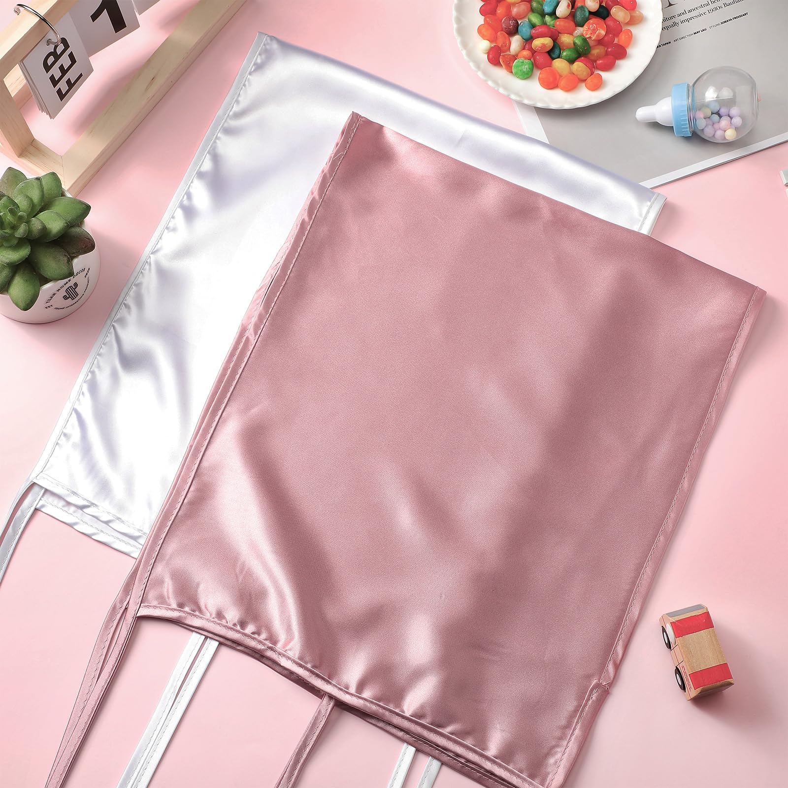 Hosuly rectangle bassinet mattress cover adapts to various cradle shapes
