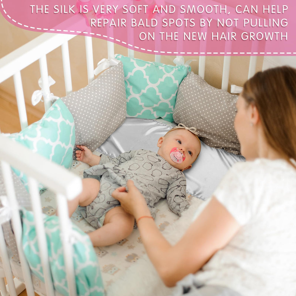 Hosuly satin bassinet sheet measures 29 x 12 inches and is lightweight and portable