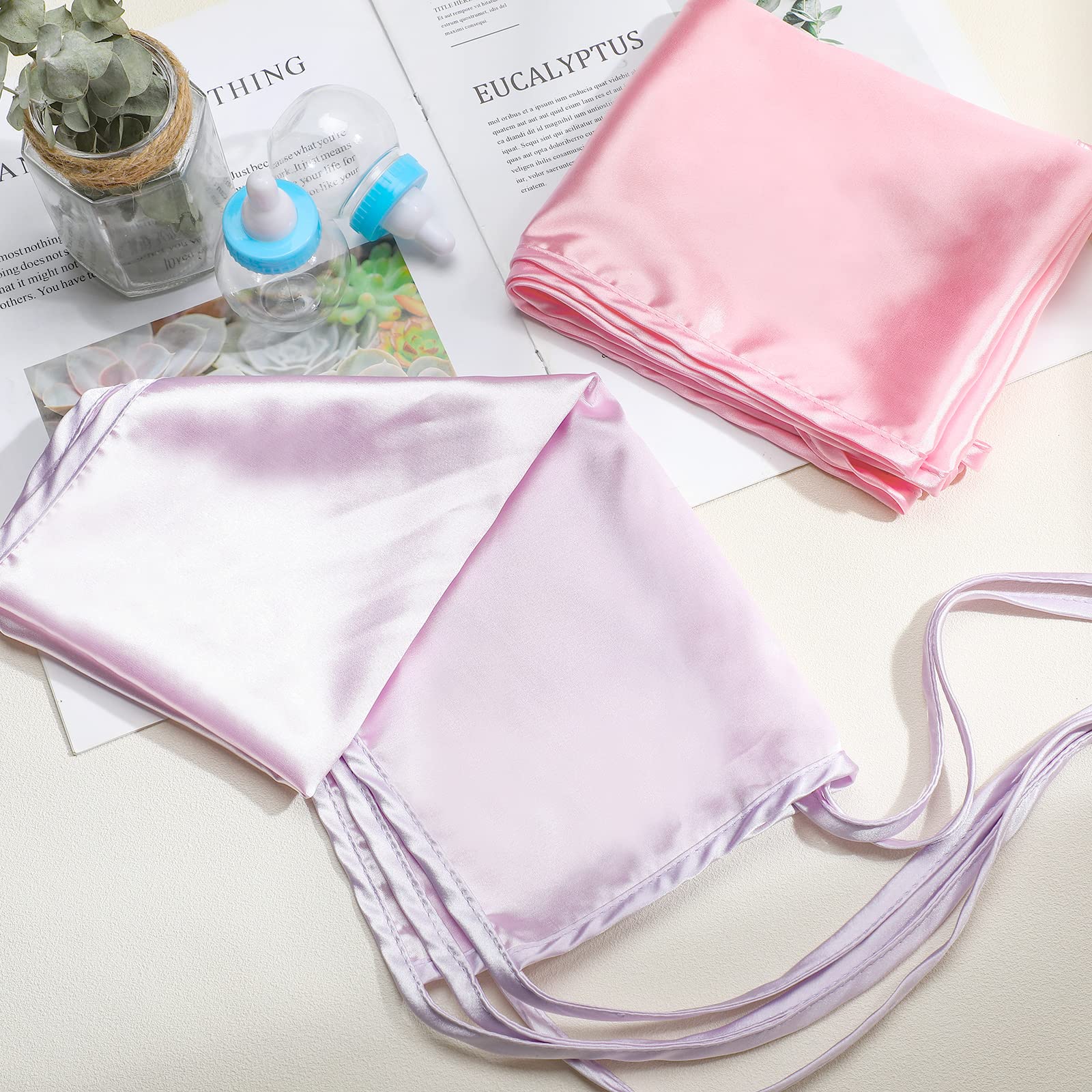 Hosuly satin bassinet sheet soft silk texture invites cozy, calming sleep for babies.