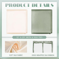 Hosuly satin bassinet sheets on a bassinet show green and white colors for a coordinated nursery.