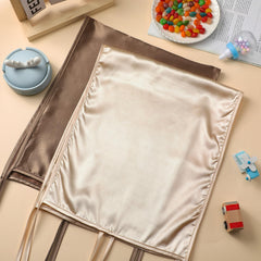 Close-up of Hosuly satin texture highlighting silk-like softness