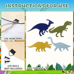 Hoteam dinosaur wall decors tanystropheus-hanging brings color to nurseries and play spaces