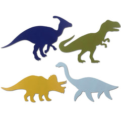 Hoteam dinosaur wall decors wooden-dinosaurs-set enhances imaginative play in kids' rooms