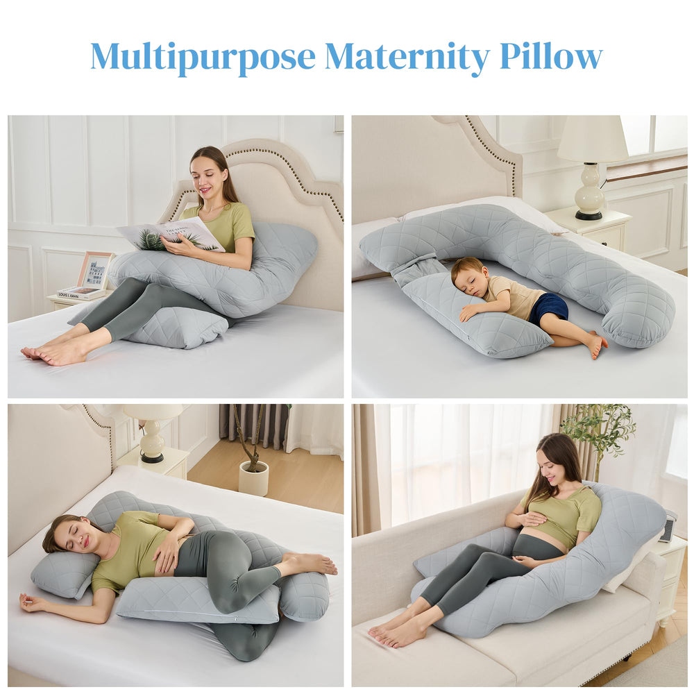 HOTHUGZ supports side sleepers with back and belly guidance.