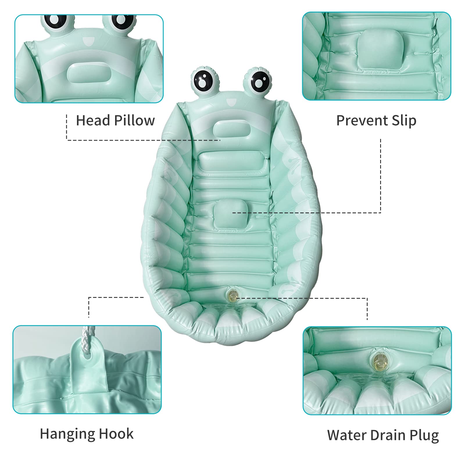 HotMax drain-plug-equipped tub for easy water release.