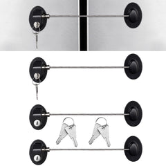 Hotop cabinet locks 4pack for childproofing cabinet doors and drawers.