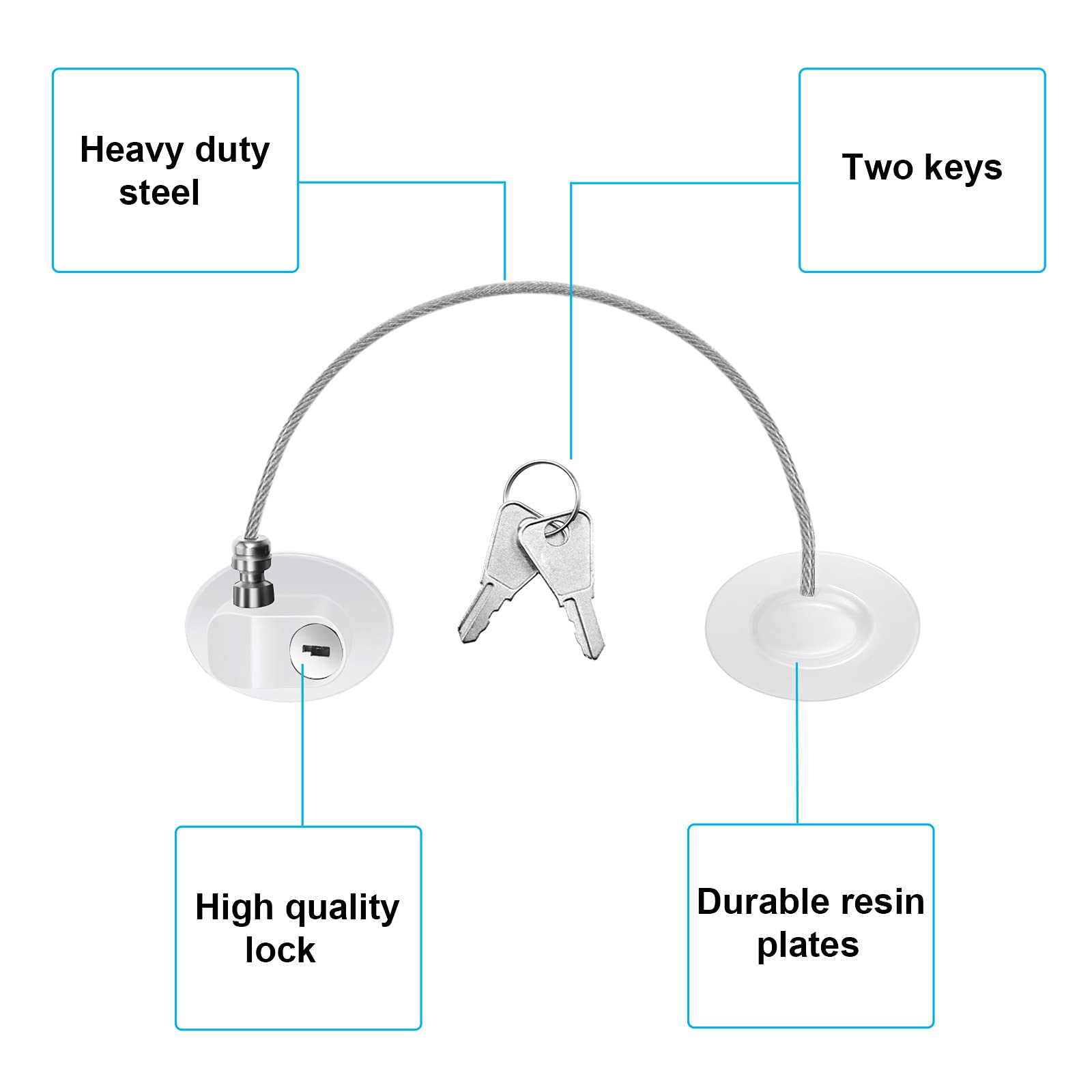 Hotop scratch-proof finish locks provide durable protection against tampering