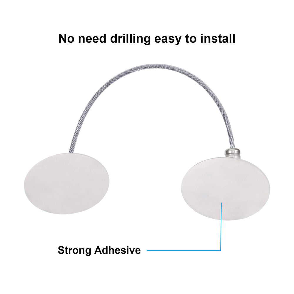 Hotop vinyl-coated-wire insert adds strength without damaging surfaces