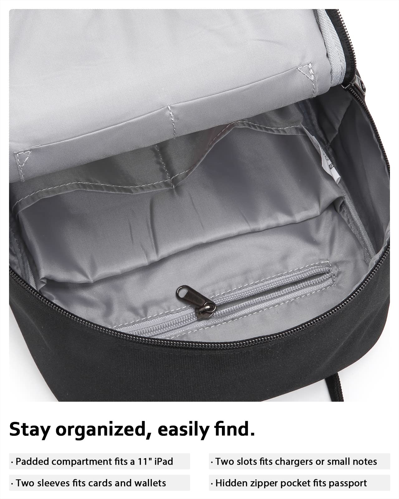 HotStyle BESTIE Mini Backpack water resistant material protects belongings.