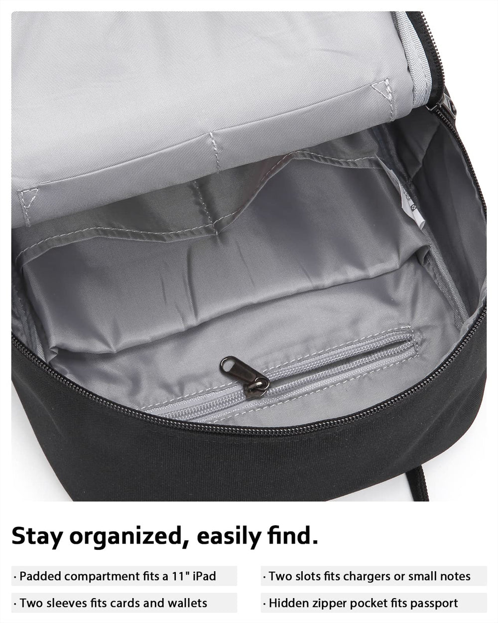 HotStyle BESTIE Mini Backpack water resistant material protects belongings.