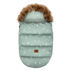 HOUSBAY baby stroller footmuff with winter-ready exterior keeps baby warm.