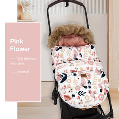 HOUSBAY footmuff soft cotton lining provides cozy warmth for naps.