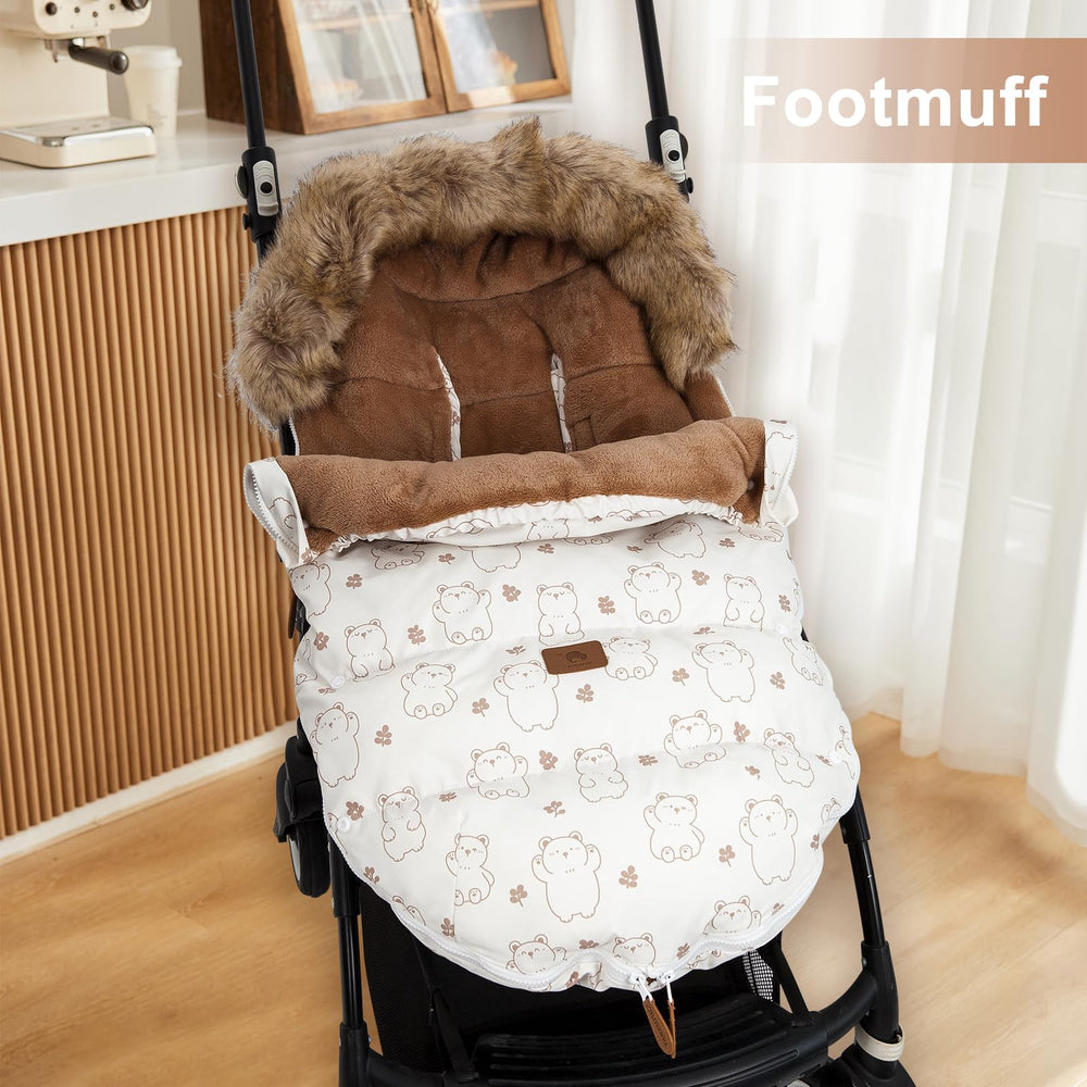 HOUSBAY four-zippers design detail facilitates quick diaper changes on the go.
