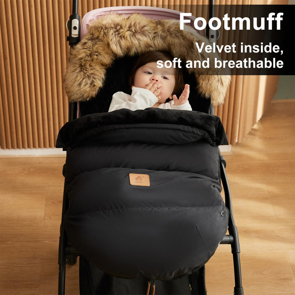 HOUSBAY soft cotton lining provides cozy warmth for baby