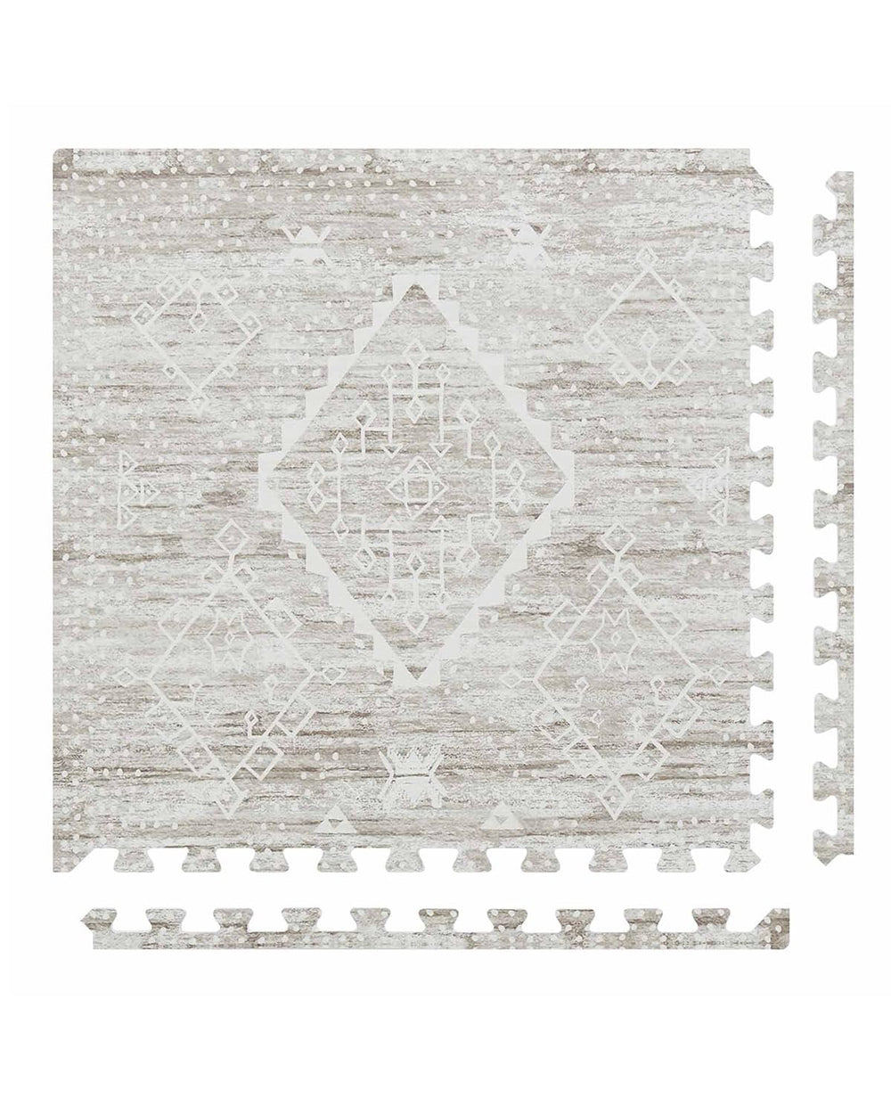 House of Noa baby play mat driftwood ula angle view soft interlocking surface for tummy time