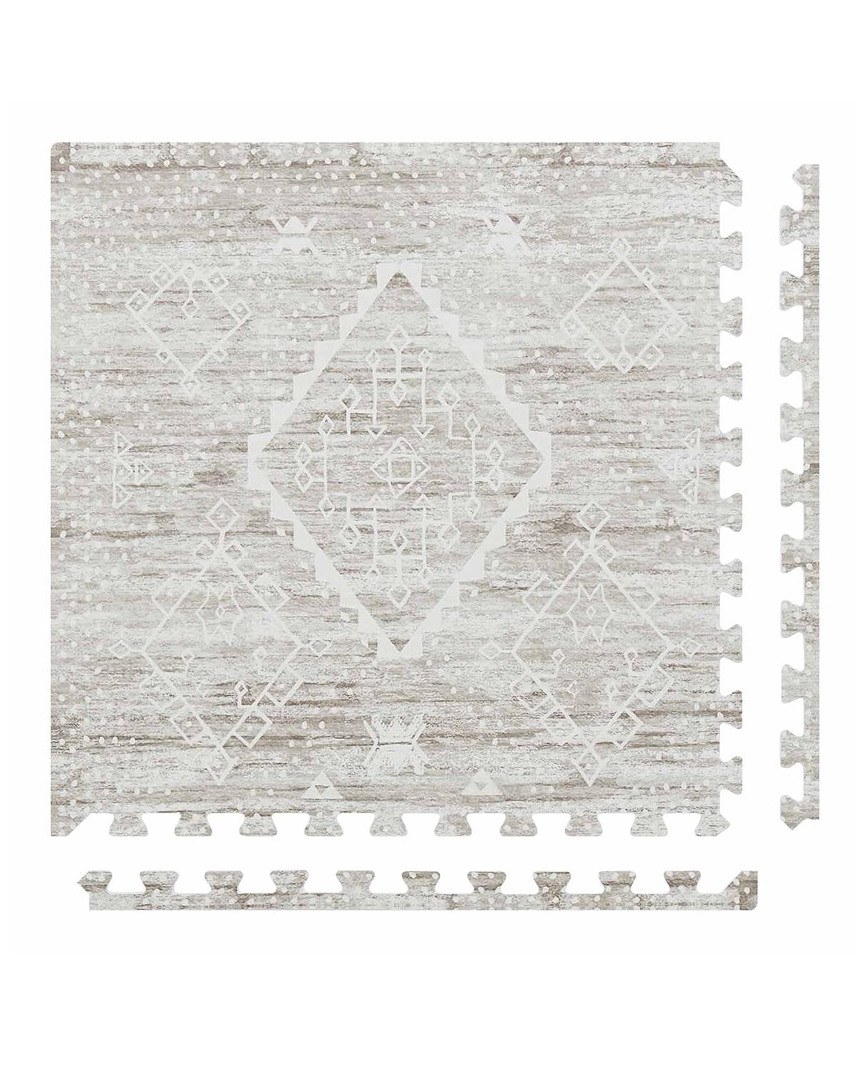 House of Noa baby play mat driftwood ula angle view soft interlocking surface for tummy time