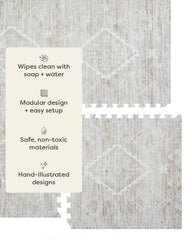 House of Noa baby play mat edge pieces inserted seamless edge for tidy appearance
