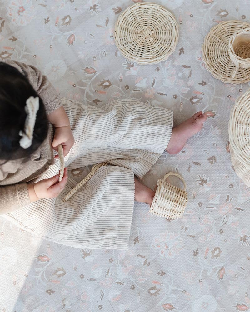 House of Noa baby play mat EVA foam tiles offer durable material for everyday baby play