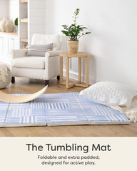 House of Noa Hadley foldable mat folded compact; easy storage for apartments and on-the-go families