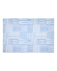 House of Noa Hadley foldable mat front view; Hadley French Blue offers a stylish, spacious play surface for babies