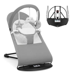 HOUSEHOLD WORLD baby bouncer angle-adjustable demonstrates versatile seating for comfort.