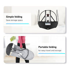 HOUSEHOLD WORLD baby bouncer folding-flat design makes storage easy.