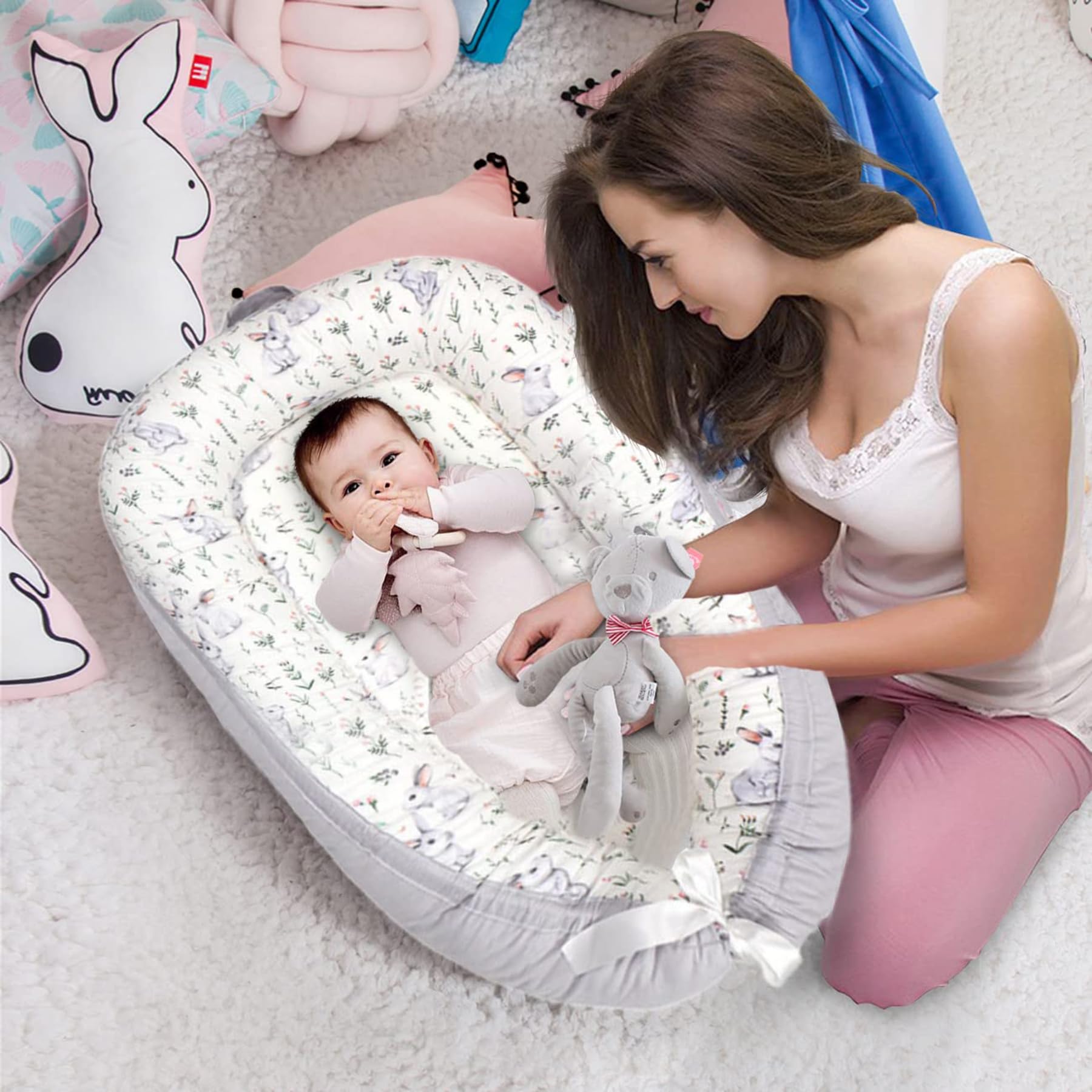 HOUSEYUAN cover designed to fit most baby nests.