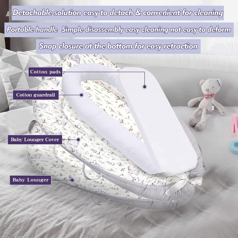 HOUSEYUAN lounger cover is machine-washable for simple care.