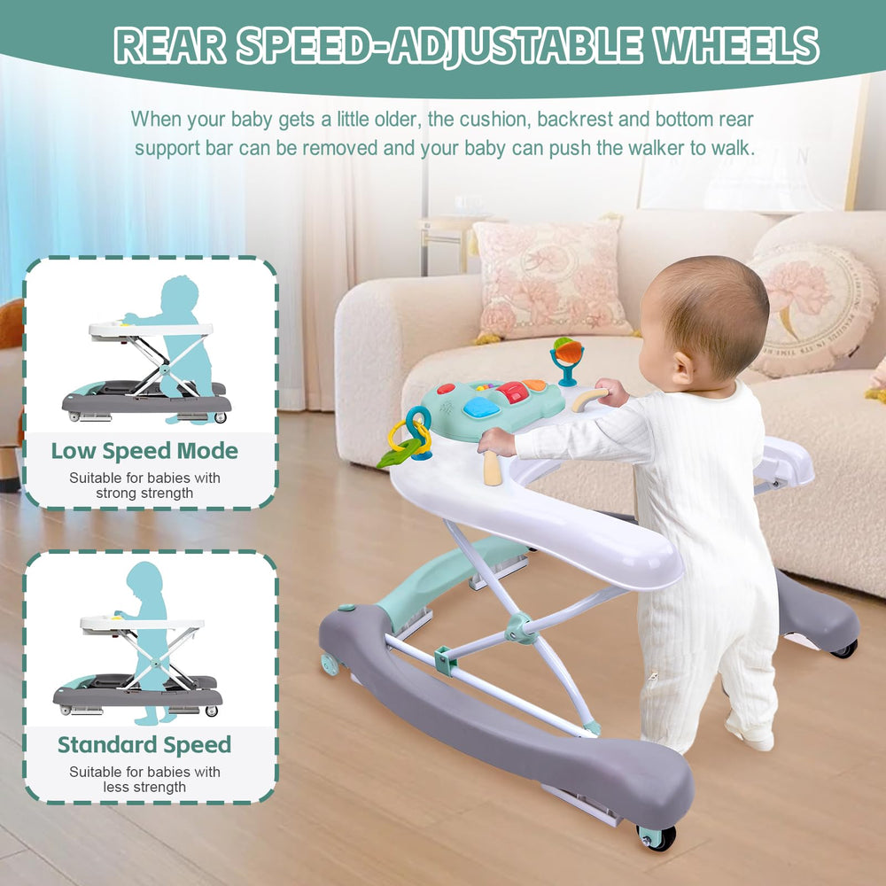 Howeemo baby walker height adjustment with three positions