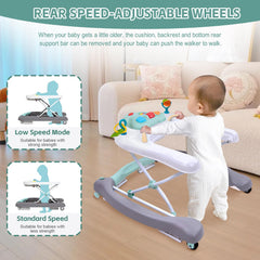 Howeemo baby walker height adjustment with three positions