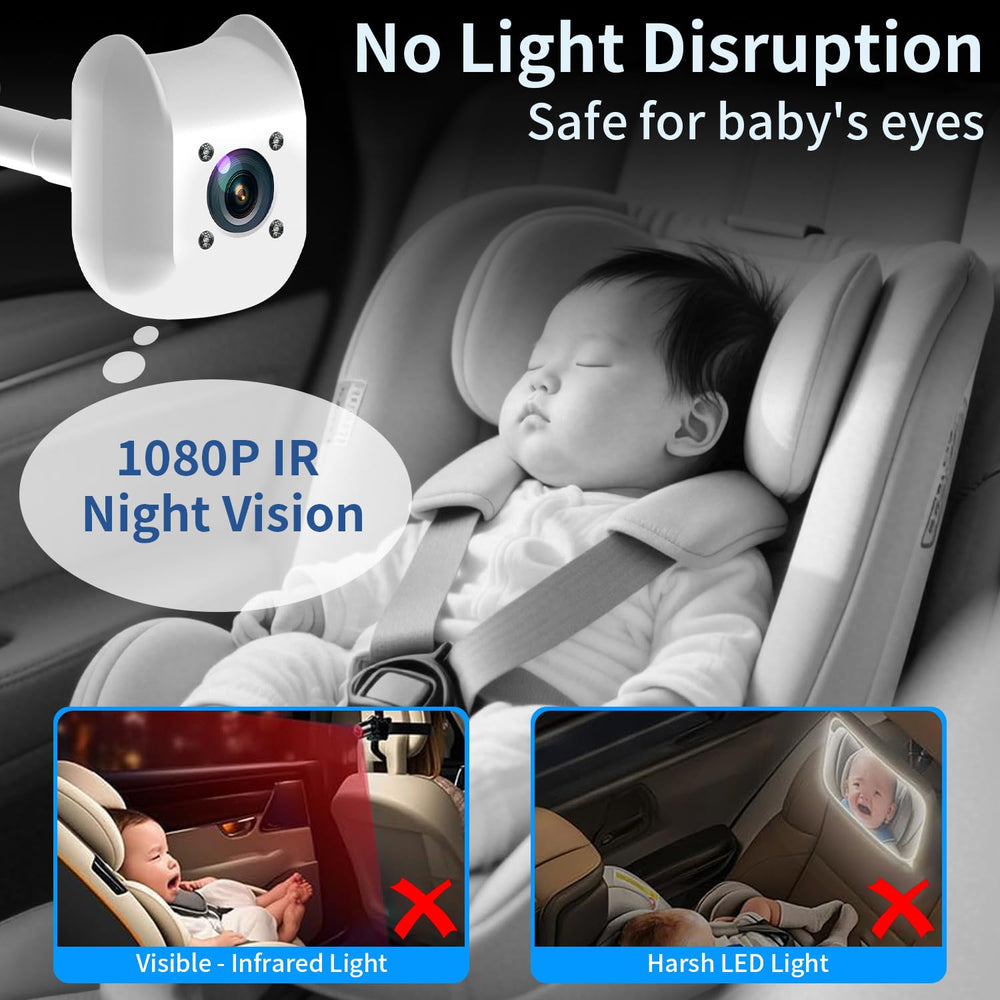 Howison flexible gooseneck keeps camera steady on the seatback.