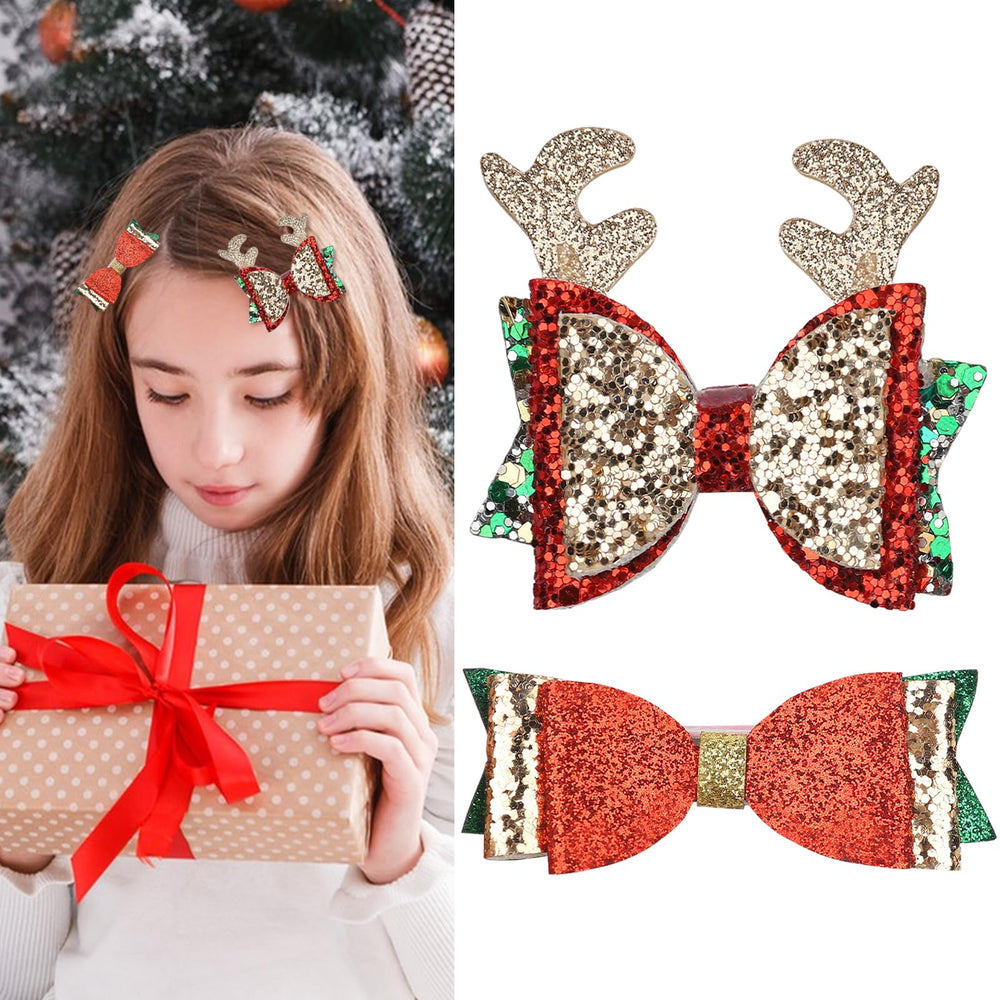 HOXIEYA gift-ready christmas bow set image supports thoughtful stocking stuffers