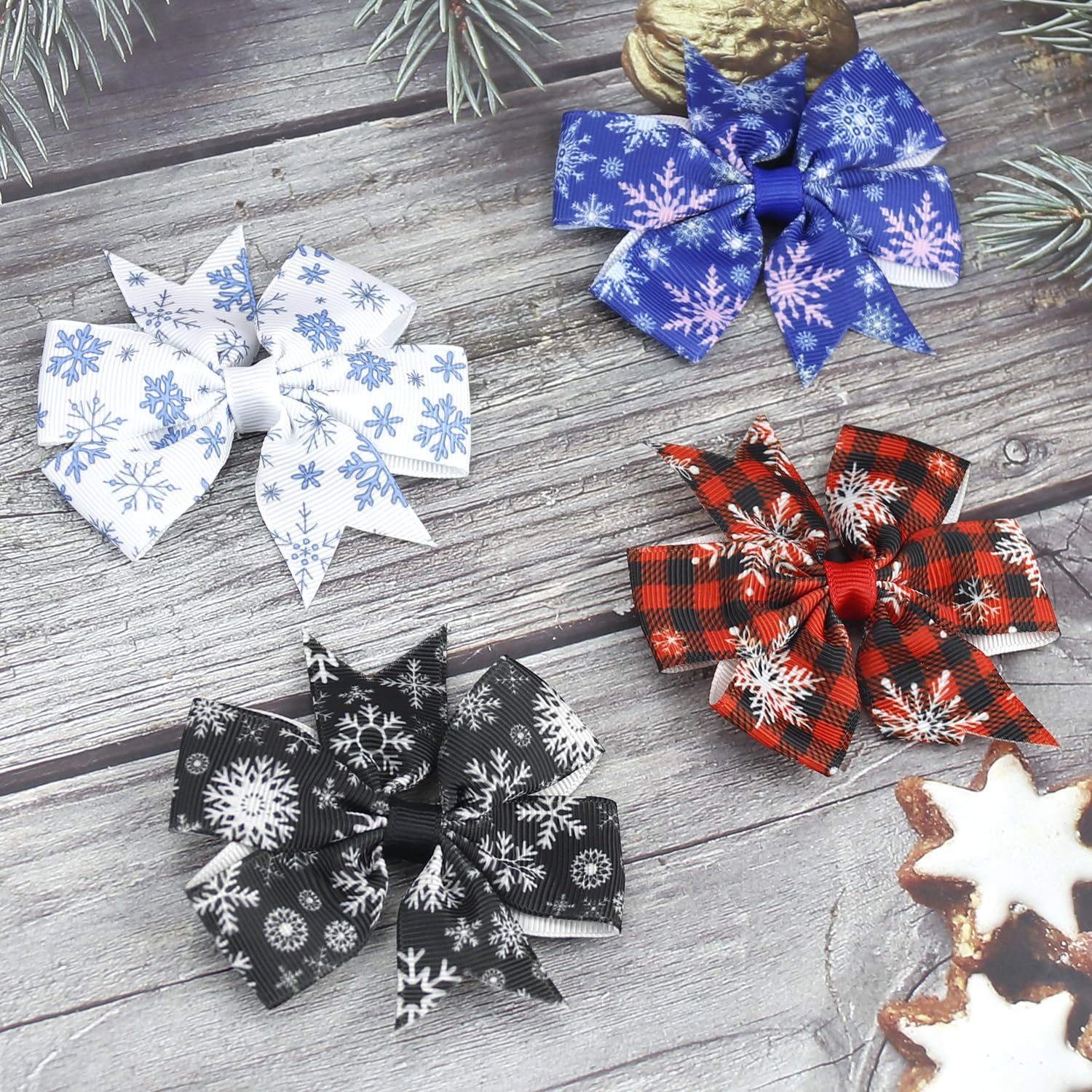 HOXIEYA non-slip hair clips keep holiday hairstyles in place all day