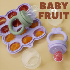 HOYEHOLA silicone-freezer-tray for batch-prepped baby foods