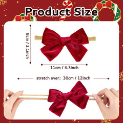 Hoyuwak baby headband nylon elastic, secure and gentle for daily wear.
