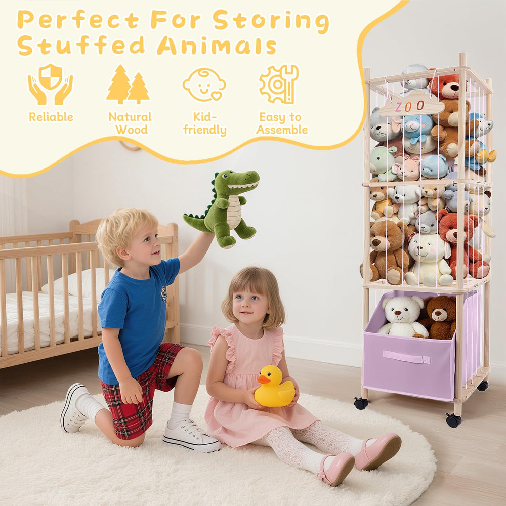 HOYWOUL pink finish fits playrooms and bedrooms, adding a decorative touch.