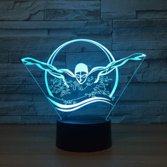 HPBN8 remote control night light showing color-changing modes